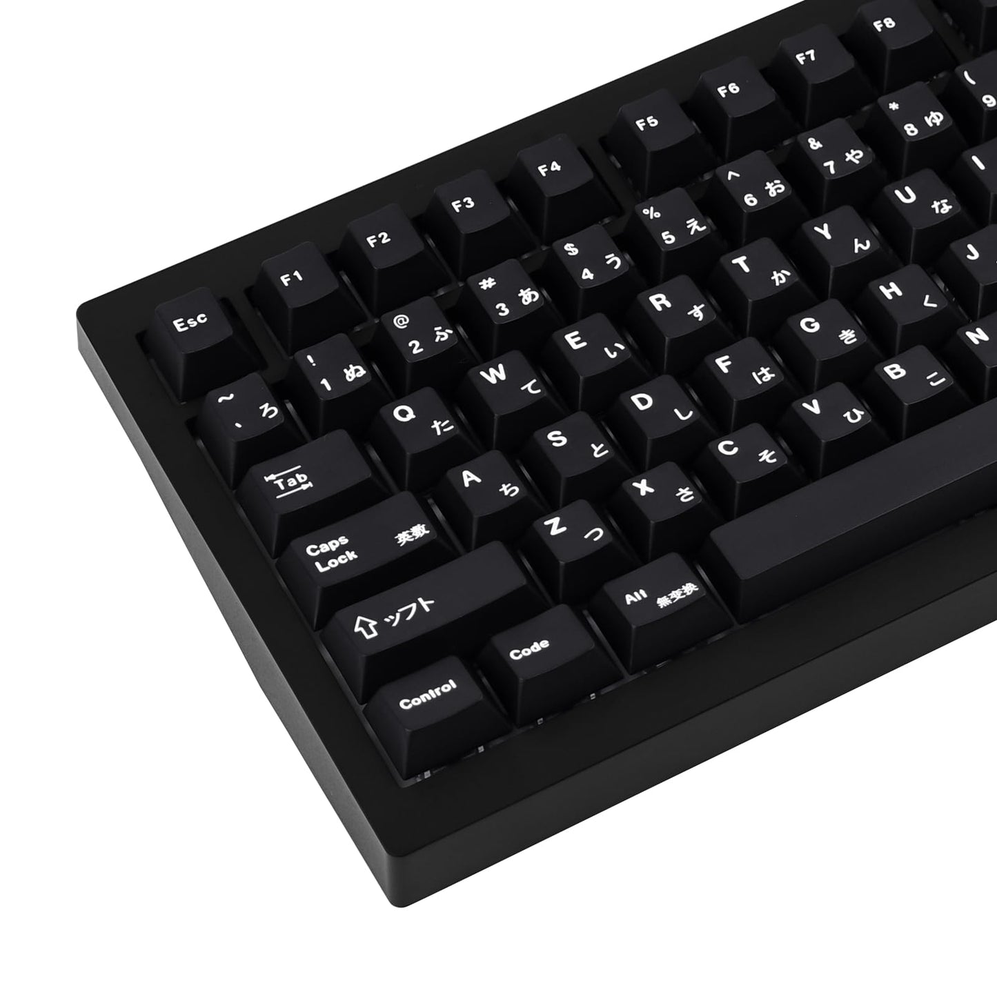 135 Keys White Japanese Keycaps, Minimalist Style Cherry Profile Key Caps, PBT Dye Sublimation Customized Keycaps Set Compatible with Cherry MX Switches Mechanical Keyboards