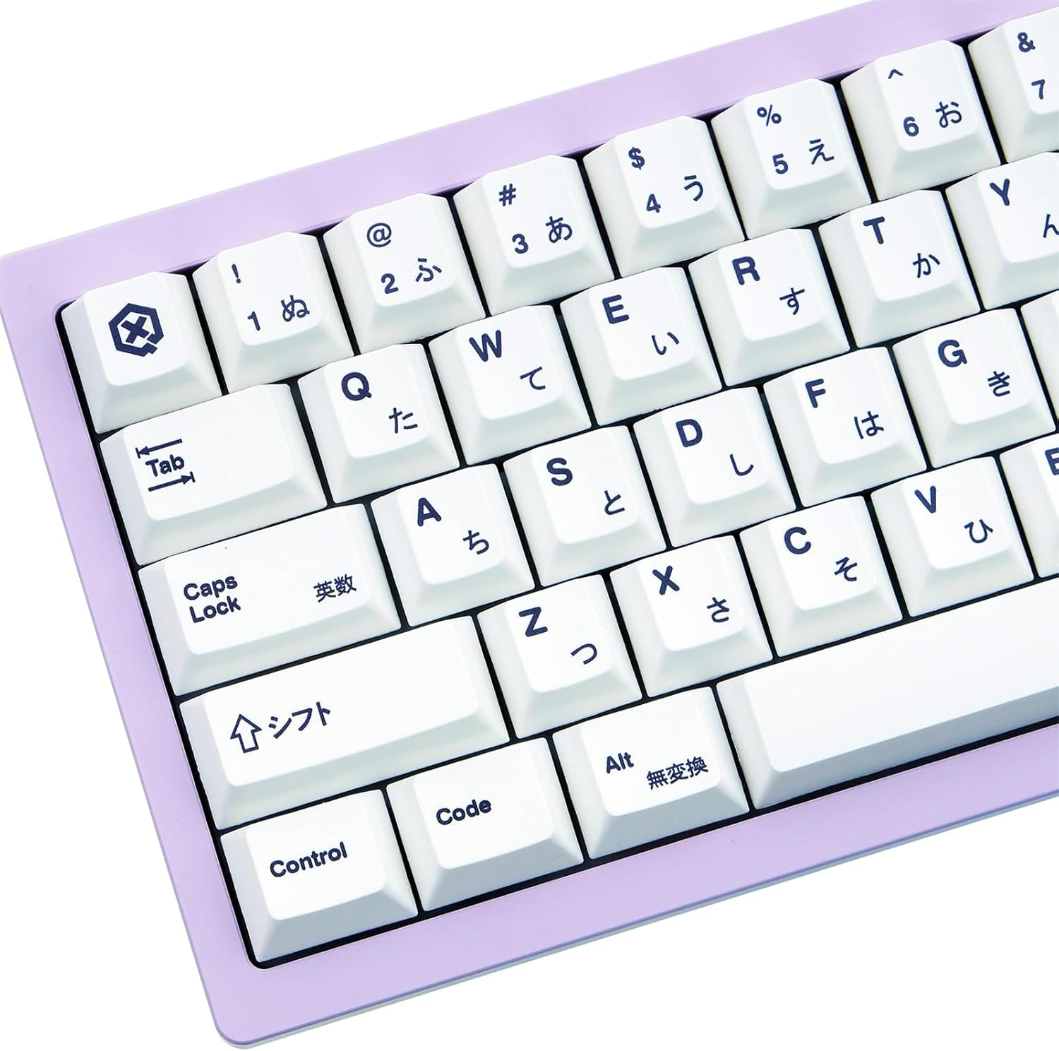 135 Keys White Japanese Keycaps, Minimalist Style Cherry Profile Key Caps, PBT Dye Sublimation Customized Keycaps Set Compatible with Cherry MX Switches Mechanical Keyboards