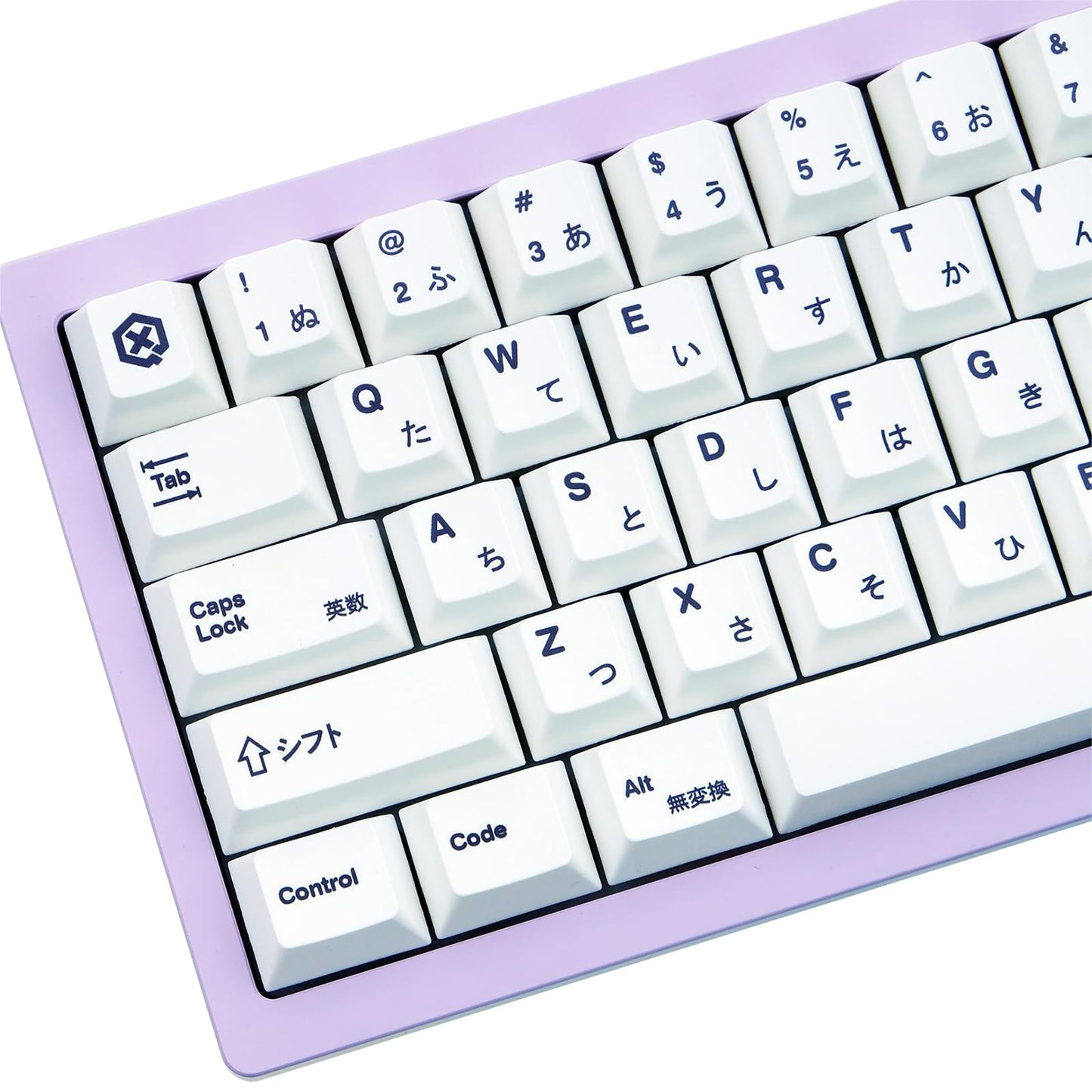 135 Keys White Japanese Keycaps, Minimalist Style Cherry Profile Key Caps, PBT Dye Sublimation Customized Keycaps Set Compatible with Cherry MX Switches Mechanical Keyboards