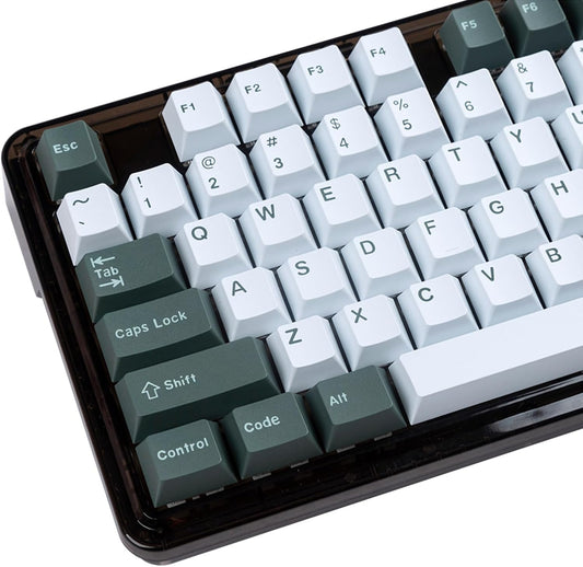 Double Shot Botanical Keycaps 173 Keys Cherry Profile PBT Custom Keyboard Keycaps Set with 7u Spacebar for 61/64//87/100/104/108 Mx Switches Mechanical Gaming Keyboard
